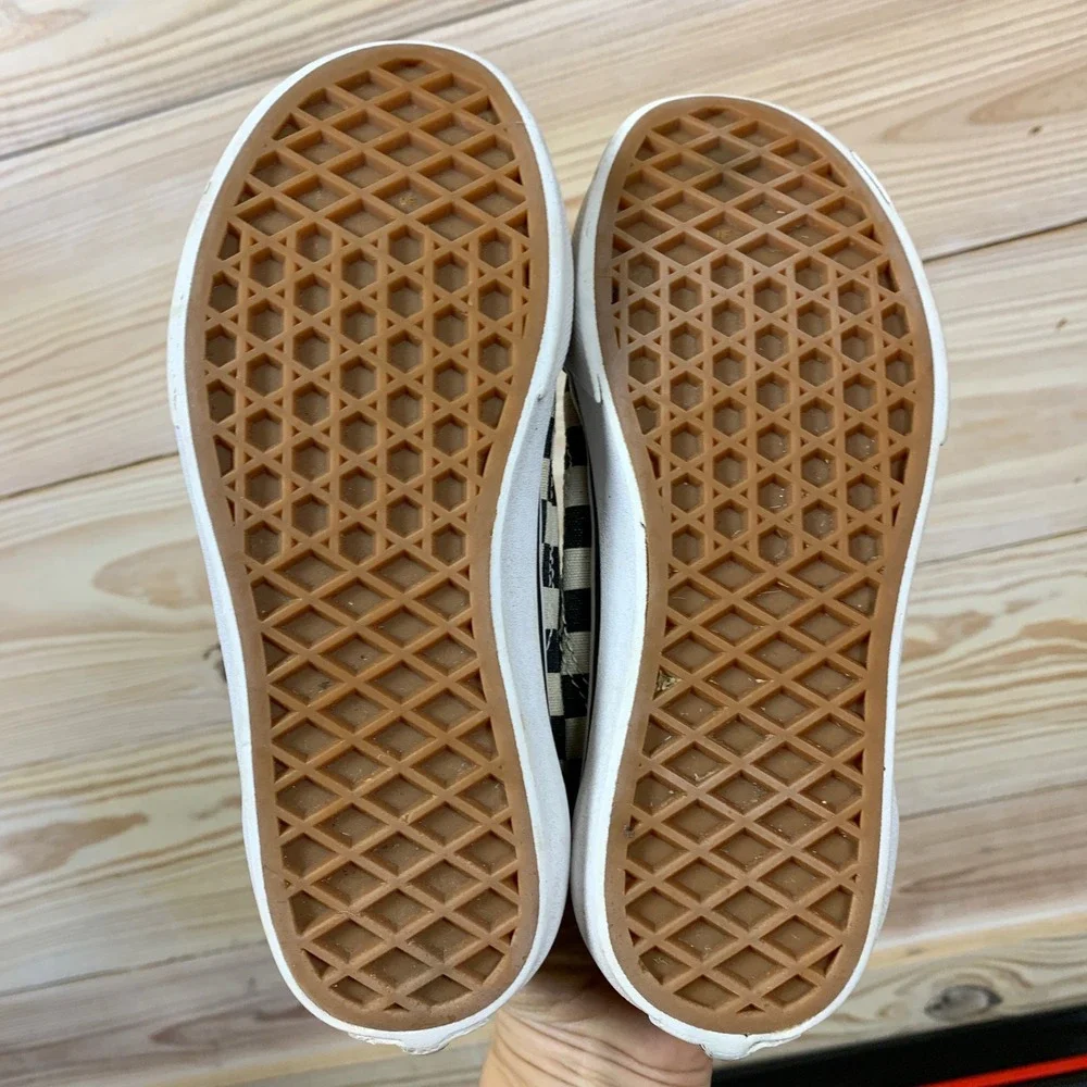 Vans Old Skool Kids Size 12.5 Black White Checkerboard Low Top Sneaker Skater‎